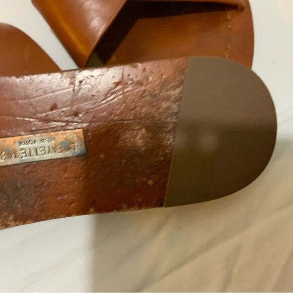 Lafayette 148 New York Women  leather sandal size 8M - Picture 5 of 10